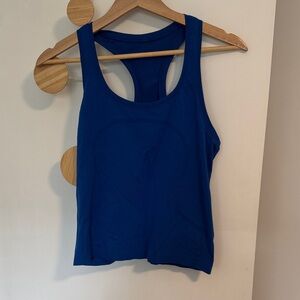 Lululemon Blue Racerback Tank Top